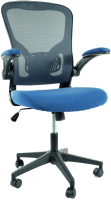 Кресло офисное Signal Q-333 (серый/синий) - 