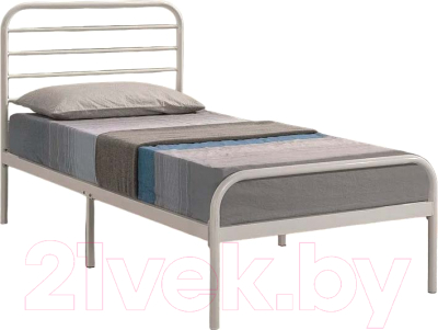 Односпальная кровать Signal Bolonia 90x200 (белый)