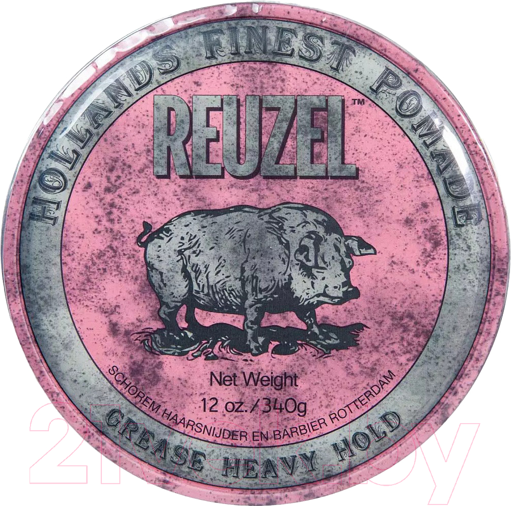 Помада для укладки волос Reuzel Grease Heavy Hold Hog Сильной фиксации