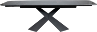 Обеденный стол Signal Avangard II Ceramic 160-240x90 (черный Noir Laurent/черный матовый) - 