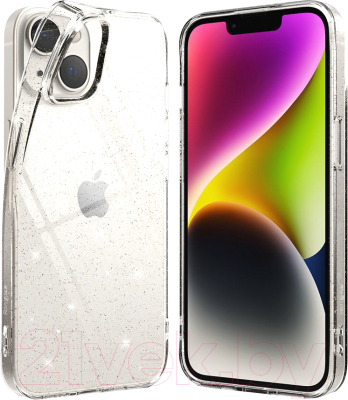 Чехол-накладка Ringke Air для iPhone 14 Plus (Glitter Clear)