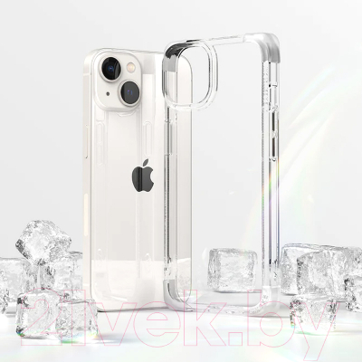 Чехол-накладка Ringke Fusion Bumper для iPhone 14 (прозрачный)