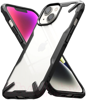 Чехол-накладка Ringke Fusion X для iPhone 14 Plus (черный)