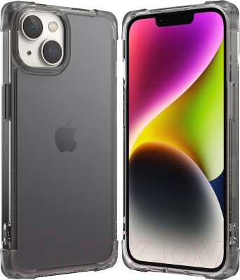 Чехол-накладка Ringke Fusion Bumper для iPhone 14 (серый)