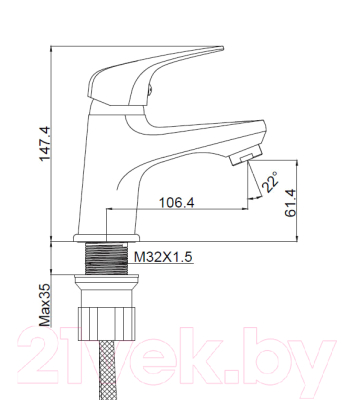 Смеситель Ekko EM1077