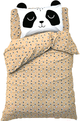 Комплект постельного белья Этель Lazy Panda 1.сп / 9935630