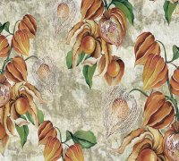 Фотообои листовые Vimala Рисованные цветы 3 (270x300) - 