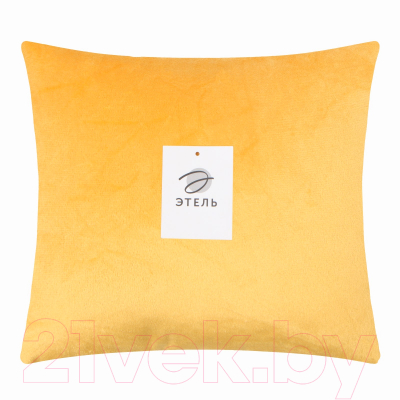 Подушка декоративная Этель 9849748 (желтый)