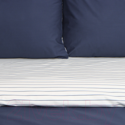 Комплект постельного белья Этель Stripes Дуэт / 9888835 (синий)
