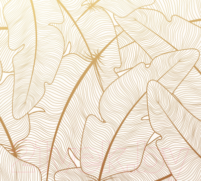 Фотообои листовые Vimala Векторные листья 19 (270x300)