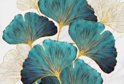 Фотообои листовые Vimala Векторные цветы 18 (270x400)