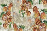 Фотообои листовые Vimala Рисованные цветы 3 (270x400) - 