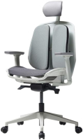 Кресло офисное Duorest ALPHA-HBDA-MW (E) (IT09GY ткань/сетка серый) - 