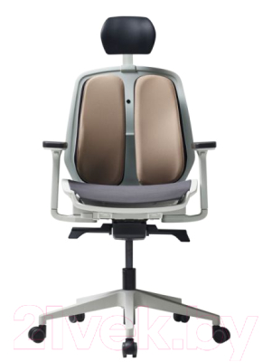 Кресло офисное Duorest ALPHA-HBDA-MW (E) (IT09GY ткань/сетка серый)