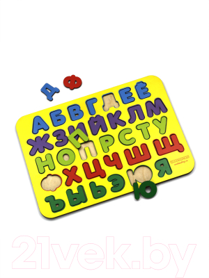 Развивающий игровой набор WoodLand Toys Изучаем буквы №3 / 092201