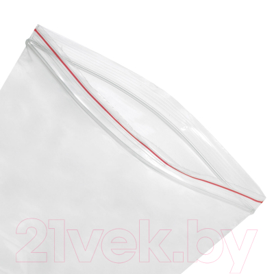 Комплект пакетов-слайдеров Brauberg Zip Lock / 606214 (100шт)