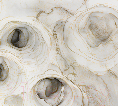 Фотообои листовые Vimala Мраморные круги (270x300)
