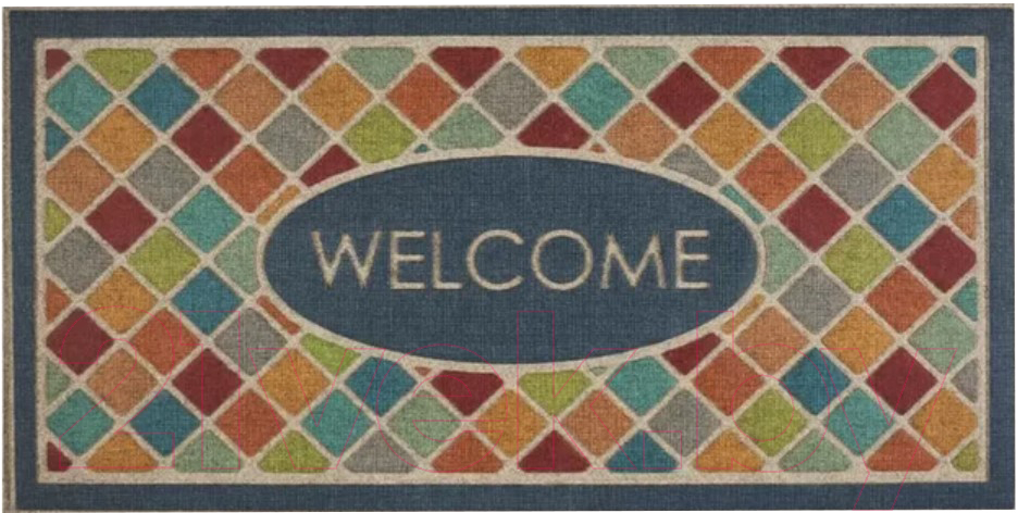 Коврик грязезащитный Multy Home Soft Step Lima Welcome Tile 60x120 / SH5000647