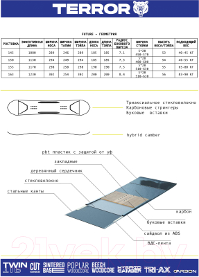 Сноуборд Terror Snow Future 23/24 (р. 145)