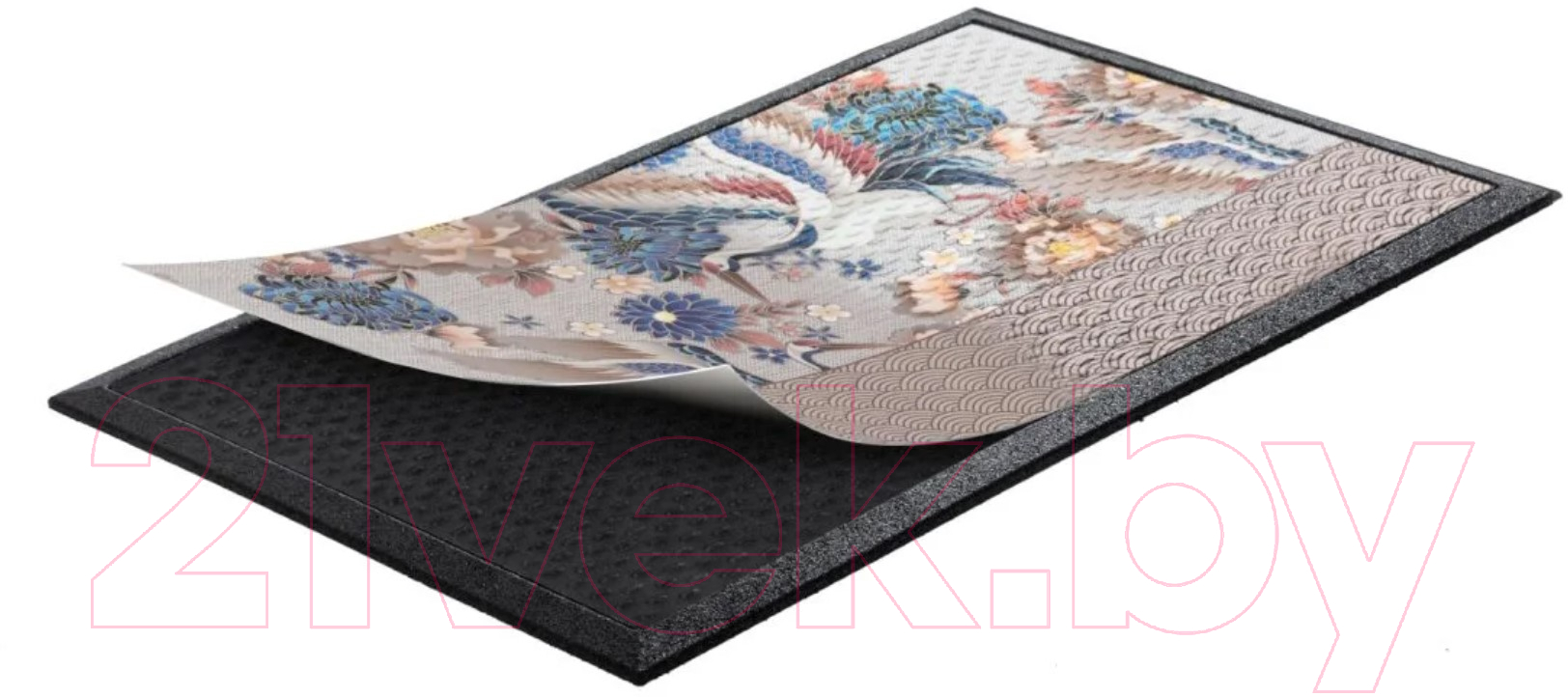 Коврик грязезащитный Multy Home Soft Step Lima Oriental Birds 45x75 / EU5000350 — фото 4