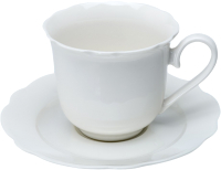 Чашка с блюдцем Белбогемия DW1206-White / 106796 - 