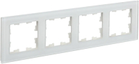Рамка для выключателя IEK Brite BR-M42-G-31-K01 (белый матовый) - 
