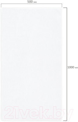 Полотенце Laima Home White Ultra Dense Overlock / 608226