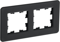 Рамка для выключателя IEK Brite BR-M22-G-41-K02 (черный) - 