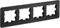 Рамка для выключателя IEK Brite BR-M42-G-41-K02 (черный) - 