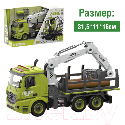 Конструктор инерционный Sima-Land Лесопогрузчик YW9072B / 9545769 (76эл)