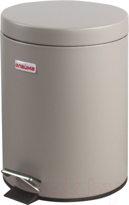 Изображение товара Мусорное ведро Laima Classic / 602849 (5л, серый матовый)