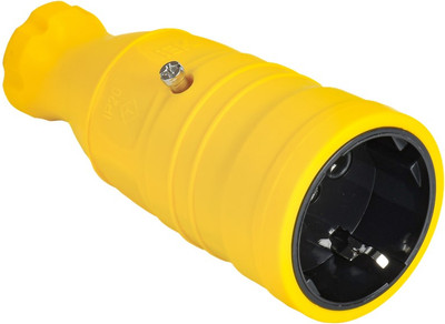 Розетка штепсельная IEK Omega OM-KR20-16-20-P1-00-K05 (желтый) -