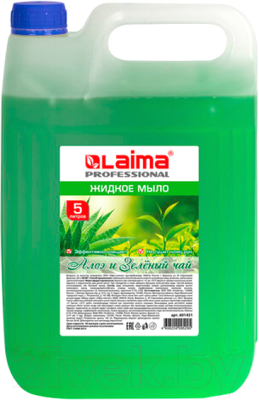 Мыло жидкое Laima Professional Алоэ и зеленый чай / 601431 (5л)