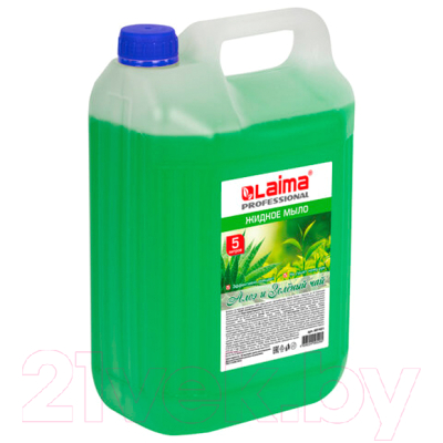 Мыло жидкое Laima Professional Алоэ и зеленый чай / 601431 (5л)