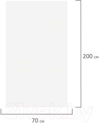 Простынь одноразовая Laima Advanced / 631138 (100шт, белый)