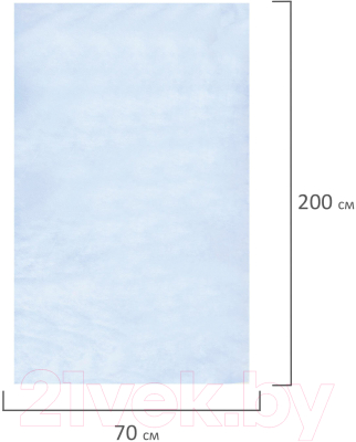 Простынь одноразовая Laima Universal / 631139 (100шт, голубой)