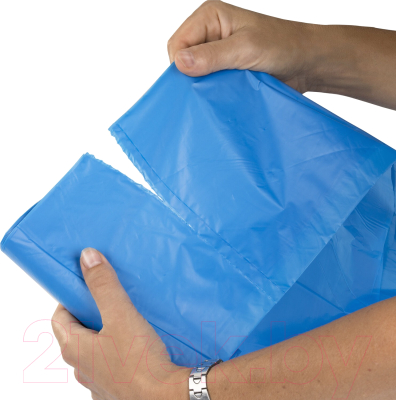 Пакеты для мусора Laima Ultra / 607695 (120л, 10шт, синий)