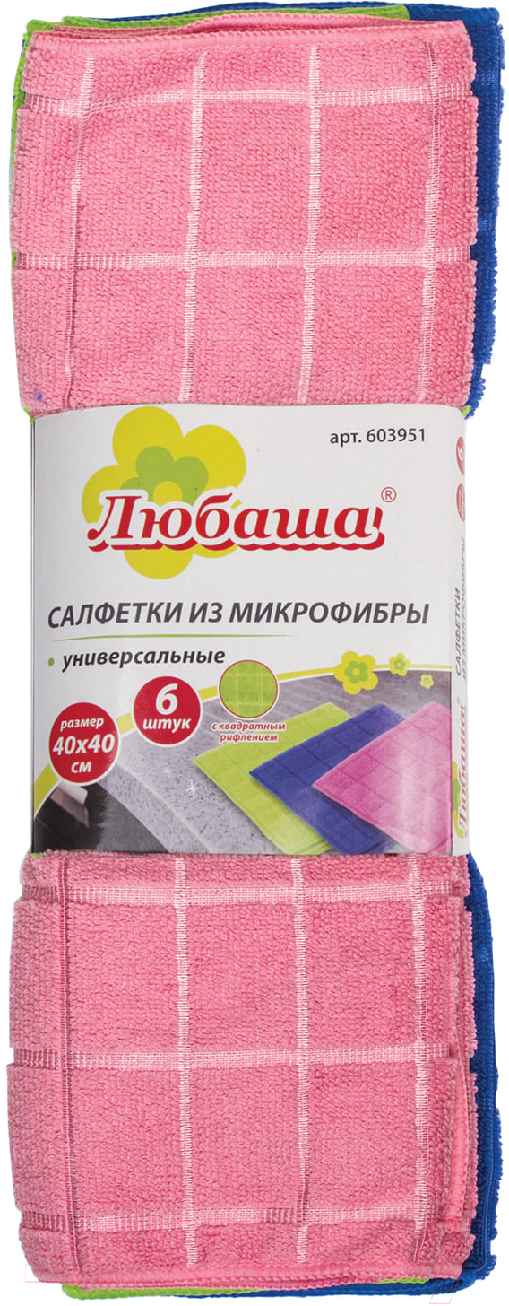 Набор салфеток хозяйственных Любаша 603951 (6шт) — фото 8