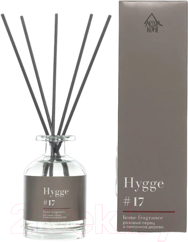 Аромадиффузор Arida Home Hygge №17 Розовый перец и лимонное дерево (100мл)
