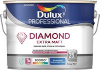 Краска Dulux Professional Diamond Extra Matt (4.5л, белый глубокоматовый) - 