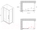 Миниатюра изображения товара Душевой уголок Abber Schwarzer Diamant AG30140H-S60