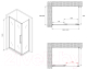 Миниатюра изображения товара Душевой уголок Abber Schwarzer Diamant AG30160BH-S60B