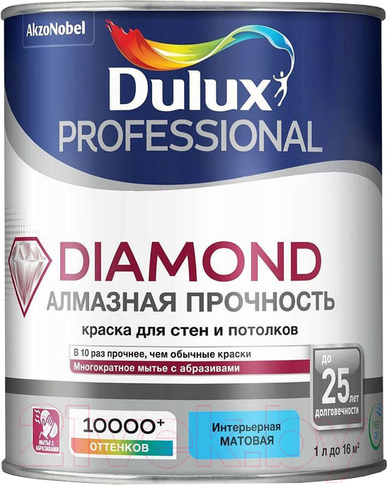 Краска Dulux Professional Diamond Matt