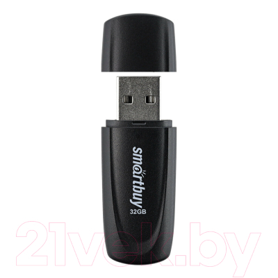 Usb flash накопитель SmartBuy Scout Black 32GB (SB032GB2SCK)
