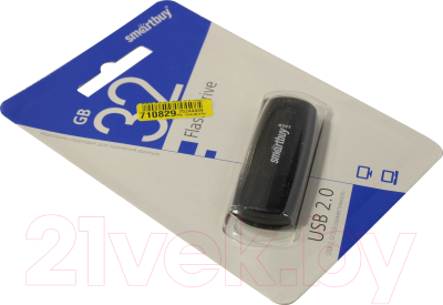 Usb flash накопитель SmartBuy Scout Black 32GB (SB032GB2SCK)