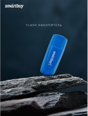 Usb flash накопитель SmartBuy Scout Blue 32GB (SB032GB2SCB)