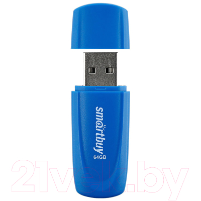 Usb flash накопитель SmartBuy Scout Blue 64GB (SB064GB2SCB)