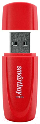 Usb flash накопитель SmartBuy Scout Red 32GB (SB032GB2SCR)