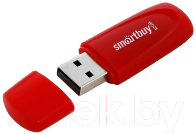 Usb flash накопитель SmartBuy Scout Red 32GB (SB032GB2SCR)