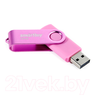 Usb flash накопитель SmartBuy Twist Pink 32GB (SB032GB2TWP)